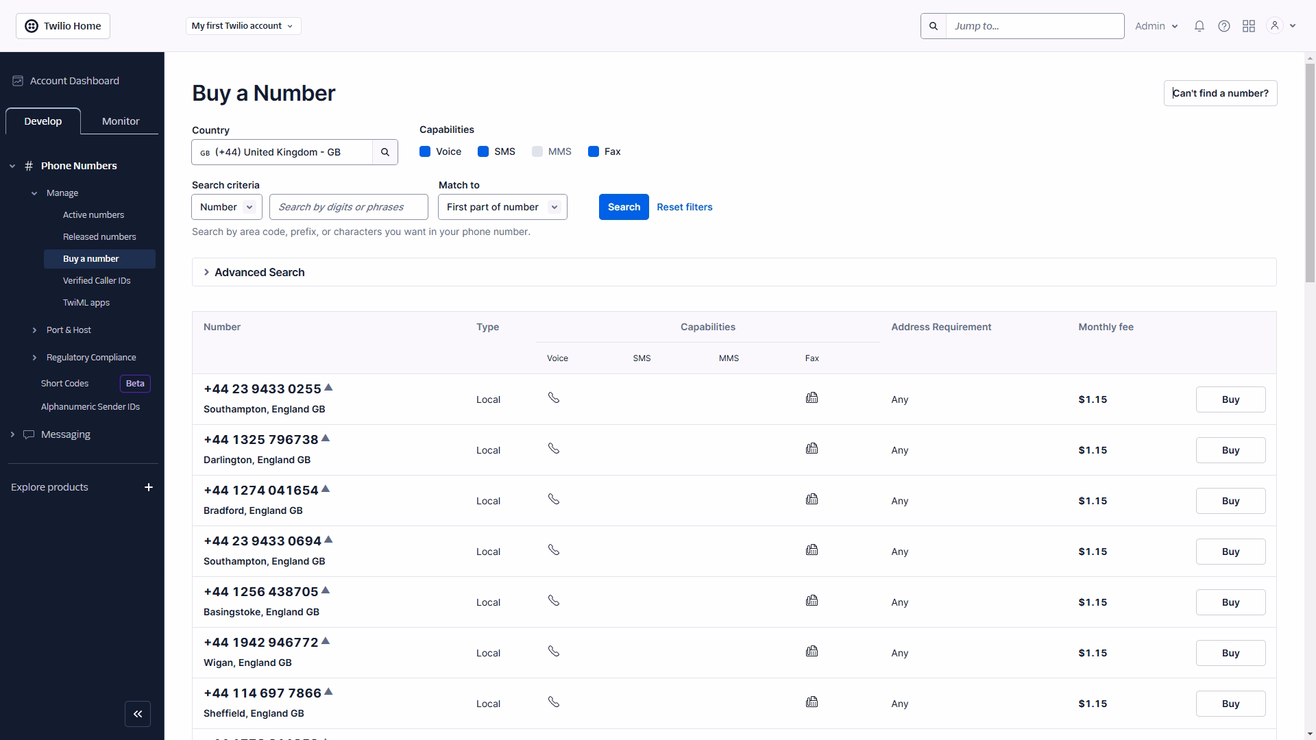 Copuloo settings page